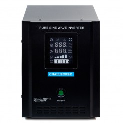 Источник бесперебойного питания (ИБП) Challenger HomeLine 1500T12 (1050W) с правильной синусоидой, 12 В под внешнюю батарею