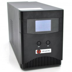 Источник бесперебойного питания (ИБП) VIR-ELECTRIC NB-T102 LCD 1500VA (1000 Вт) с правильной синусоидой, 12 В под внешнюю батарею