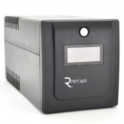 Джерело безперебійного живлення (ДБЖ) Ritar RTP1500 (900 Вт) Proxima-D, LCD, з апроксимованою синусоїдою, 2х12 В 9 Аг