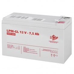 Акумулятор гелевий LogicPower LPM-GL 12 В 7.5 Аг