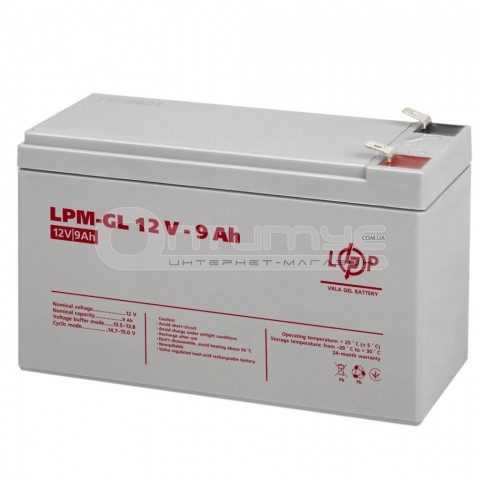 Аккумулятор гелевый LogicPower LPM-GL 12 В 9 Ач