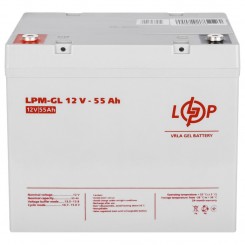 Аккумулятор гелевый LogicPower LPM-GL 12 В 55 Ач