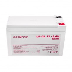 Акумулятор гелевий LogicPower LP-GL 12 В 9 Аг Silver