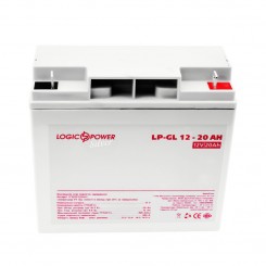 Акумулятор гелевий LogicPower LP-GL 12 В 20 Аг Silver