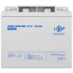 Акумулятор AGM LogicPower LPM-MG, 12 В 40 Аг