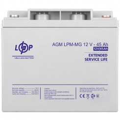Акумулятор AGM LogicPower LPM-MG, 12 В 45 Аг