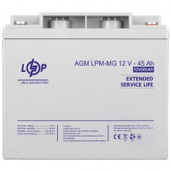 Аккумулятор AGM LogicPower LPM-MG, 12 В 45 Ач