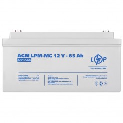 Акумулятор AGM LogicPower LPM-MG, 12 В 65 Аг