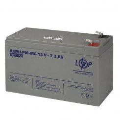 Аккумулятор AGM LogicPower LPM-MG, 12 В 7.2 Ач