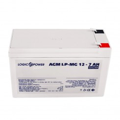 Аккумулятор AGM LogicPower LP-MG, 12 В 7 Ач Silver