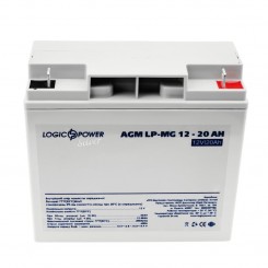 Акумулятор AGM LogicPower LP-MG, 12 В 20 Аг Silver
