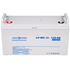 Акумулятор AGM LogicPower LP-MG, 12 В 120 Аг Silver
