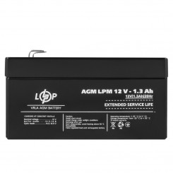 Аккумулятор AGM LogicPower LPM, 12 В 1.3 Ач