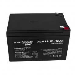 Акумулятор AGM LogicPower LP, 12 В 12 Аг Silver