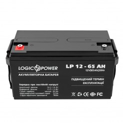 Акумулятор AGM LogicPower LP, 12 В 65 Аг Silver