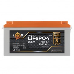 Літій-залізо-фосфатний (літій-ферумний) акумулятор LogicPower LP LiFePO4, LCD, BMS 80/40А, 24 В 100 Ач Літій-залізо-фосфатний (літій-ферумний) акумулятор LogicPower LP LiFePO4, LCD, BMS 80/40А, 24 В 100 Ач