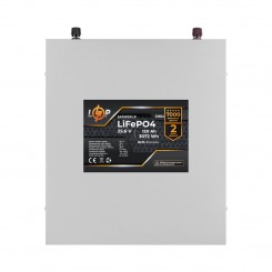 Литий-железо-фосфатный (литий-ферумный) аккумулятор LogicPower LP LiFePO4, LCD, BMS 80/40А, 25.6 В 120 Ач металл