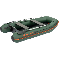 Надувная лодка Kolibri KM-300XL зеленая + Air-Deck
