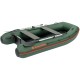 Надувная лодка Kolibri KM-300XL зеленая + Air-Deck