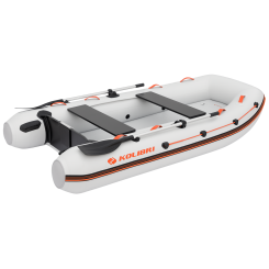 Надувная лодка Kolibri KM-300XL светло-серая + Air-Deck