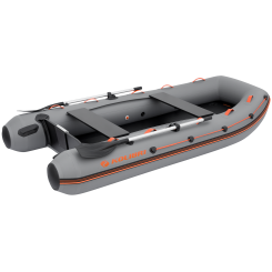 Надувний човен Kolibri KM-330XL темно-сірий + Air-Deck