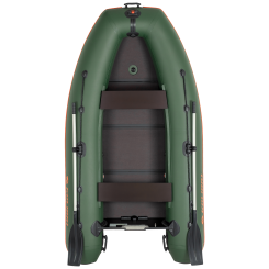 Надувний човен Kolibri KM-280DL зелена + Air-deck