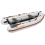Надувная лодка Kolibri KM-300DL светло-серая + Air-deck