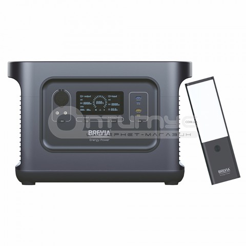 Зарядна станція Brevia ePower 2000, 2150 Вт/год, LiFePO4 акумулятор