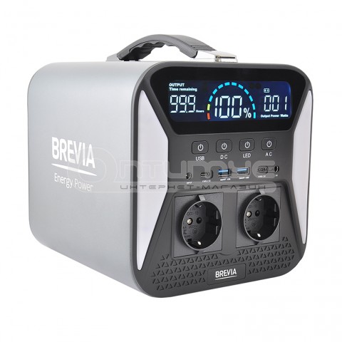 Зарядная станция Brevia 300W NCA, 276 Вт/ч, никель-кобальт-алюминиевій аккумулятор