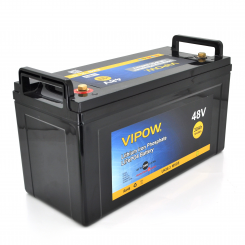 Літій-залізо-фосфатний (літій-ферумний) акумулятор Vipow LiFePO4 51.2 В 30 Аг, 2000 циклів
