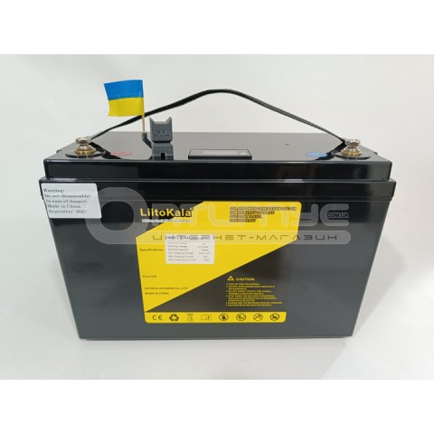 Літій-залізо-фосфатний (літій-ферумний) акумулятор LiitoKala LiFePO4 12 В 150 Аг з LCD дисплеєм, 4000 циклів