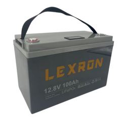 Литий-железо-фосфатный (литий-ферумный) аккумулятор Lexron LiFePO4 12.8 В 100 Ач, 3500 циклов