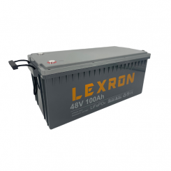 Літій-залізо-фосфатний (літій-ферумний) акумулятор Lexron LiFePO4 48 В 100 Аг, 3500 циклів