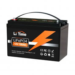 Літій-залізо-фосфатний (літій-ферумний) акумулятор Li-TIME LiFePO4 12.8 В 50 Аг, 4000 циклів