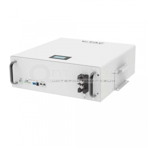 Літій-залізо-фосфатний (літій-ферумний) акумулятор V-TAC LiFePO4 51.2 В 100 Аг, 5000 циклів