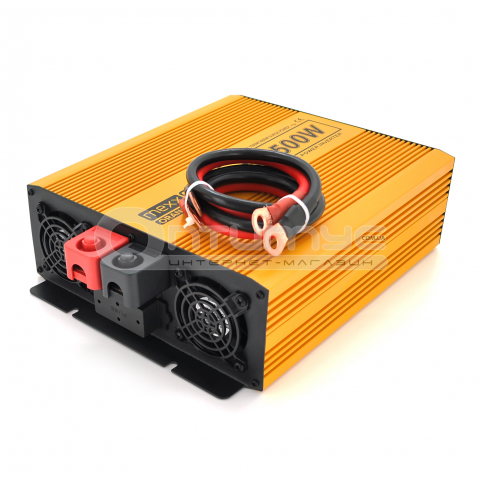 Інвертор напруги Mexxsun MXSPSW-1500, 1500W, 12/220V, правильна синусоїда