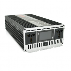Інвертор напруги YOSO 5000W, 12/220V-2500W, правильна синусоїда LED Display