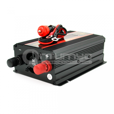 Інвертор напруги CARMAER 1500W, 300 Вт, 12/220V, модифікована синусоїда