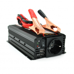 Инвертор напряжения CARMAER 2000W, 600 Вт, 12/220V, модифицированная синусоида