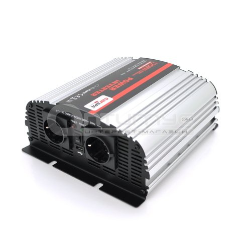 Інвертор напруги CARSPA 1200-242, 1200 Вт, 24/220 В, модифікована синусоїда