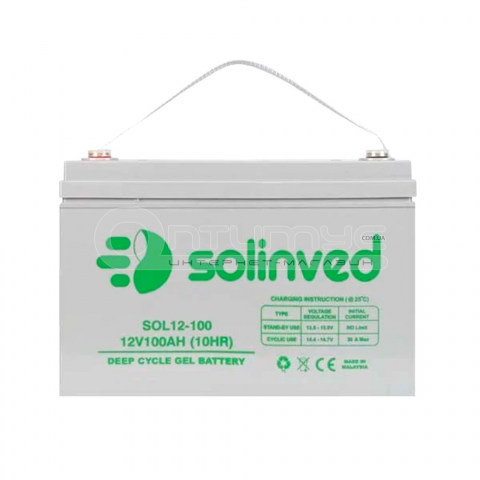 Акумулятор GEL SOLINVED 12 В 100 Аг
