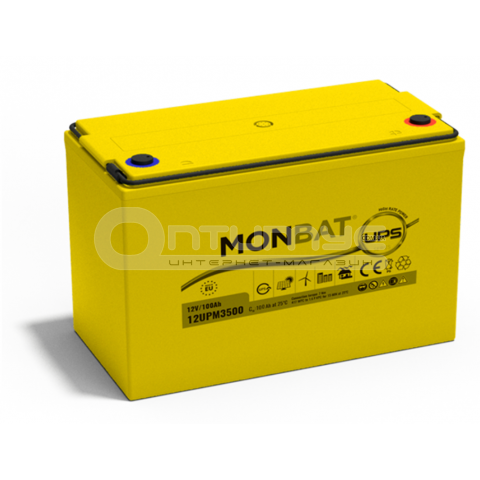 Акумулятор AGM MONBAT 12UPM3500 12 В 100 Аг