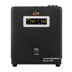 Джерело безперебійного живлення (ДБЖ) LogicPower 48V LPY-W-PSW-800VA (560Вт) 5A/15A