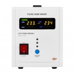 Джерело безперебійного живлення (ДБЖ) LogicPower 12V LPY-PSW-800VA (560Вт), 5A/15A
