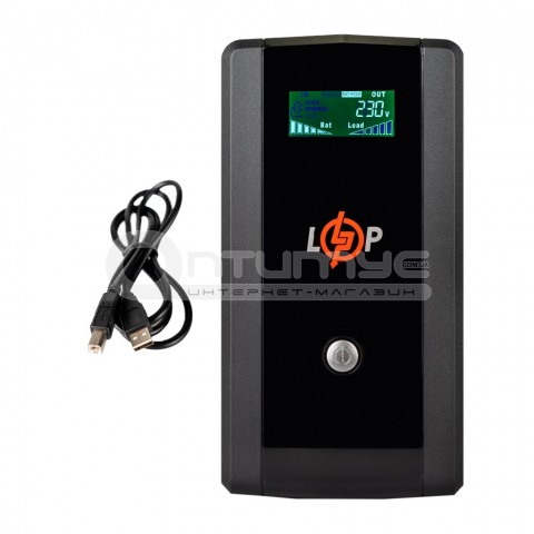 Джерело безперебійного живлення (ДБЖ) LogicPower LP UL1250VA 4Pro, 720 Вт