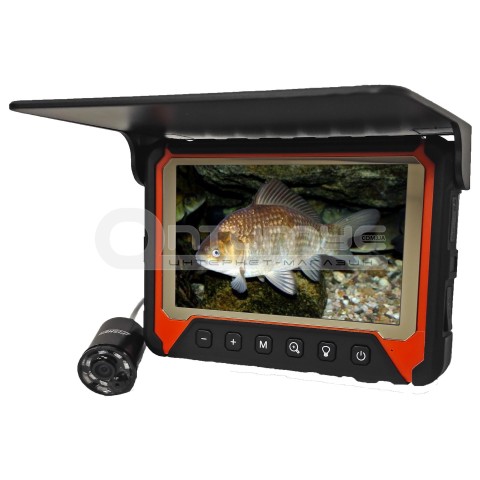 Підводна камера Fisher 5HBSAC-DVR із записом відео, з показником глибини та температури, з кабелем 15 м