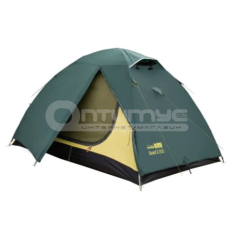 Палатка Tramp Scout 2 V2 green UTRT-055