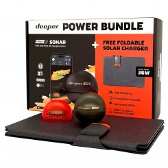 Эхолот Deeper CHIRP+ 3 Power Bundle (эхолот + накладка для ночной рыбалки + солнечная панель 36 W)