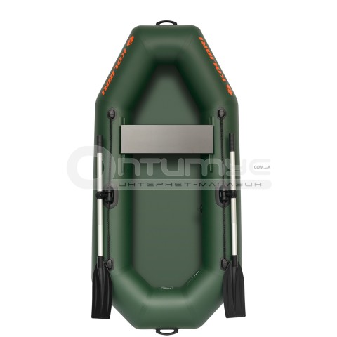 Надувний човен Kolibri K-210 зелена без настилу