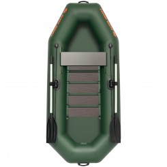 Надувная лодка Kolibri K-230 зелёная + слань-коврик